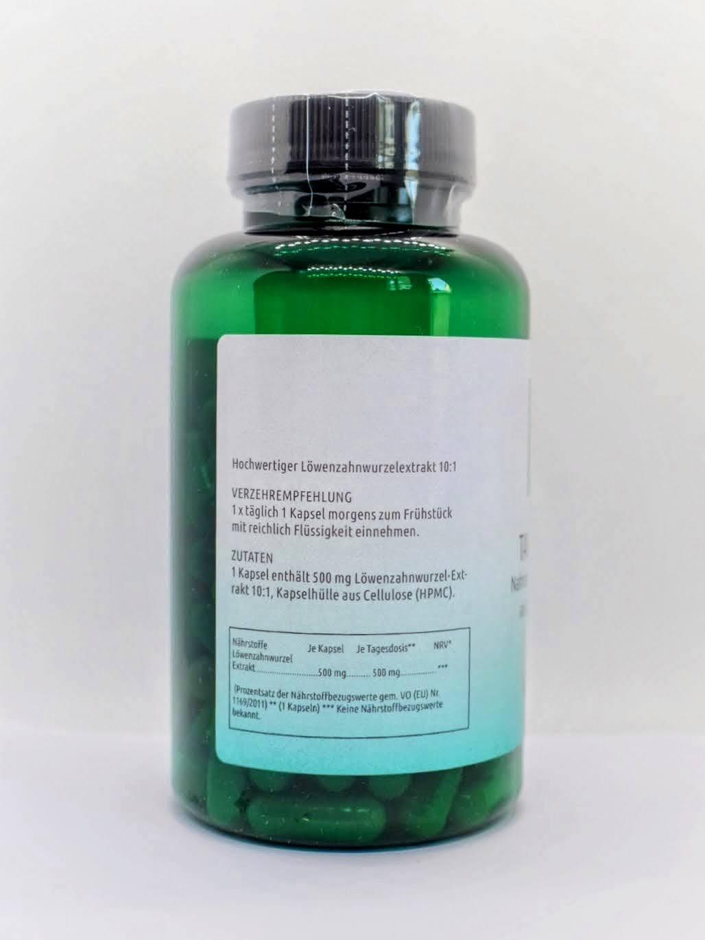 Löwenzahnwurzel Extrakt TARAXA Plus von SLT AG, Nahrungsergänzungsmittel mit Löwenzahnwurzel.